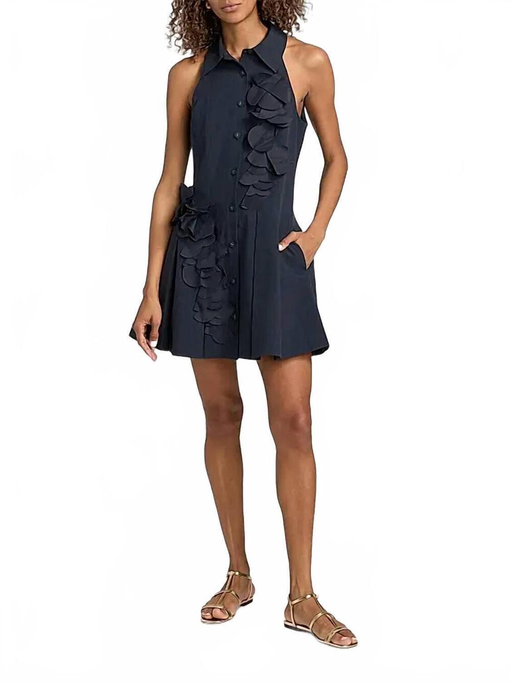 NEW RAMY BROOK donna mini dress in navy
